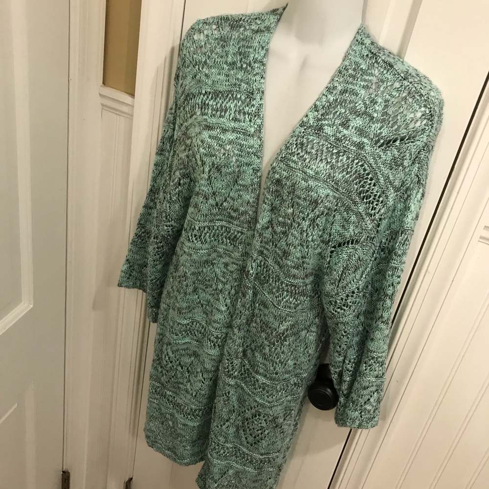 Mint green cardigan